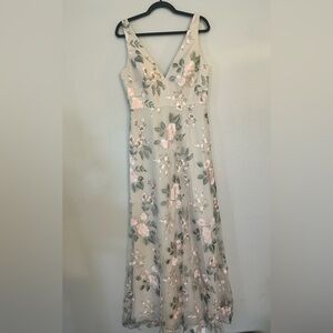 Jenny Yoo Tatum Floral Embroidered Tulle Evening Dress